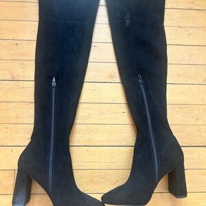 Chic Black Over the Knee Boots